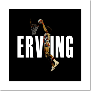 Julius Erving Dunk Posters and Art